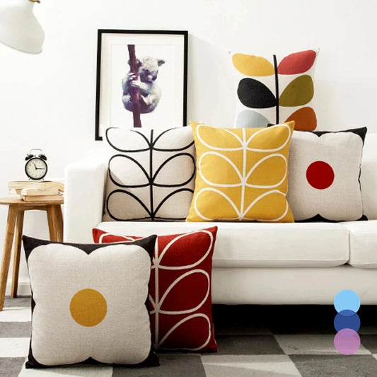 Floral Decorative Cushion Cover - 45x45cm