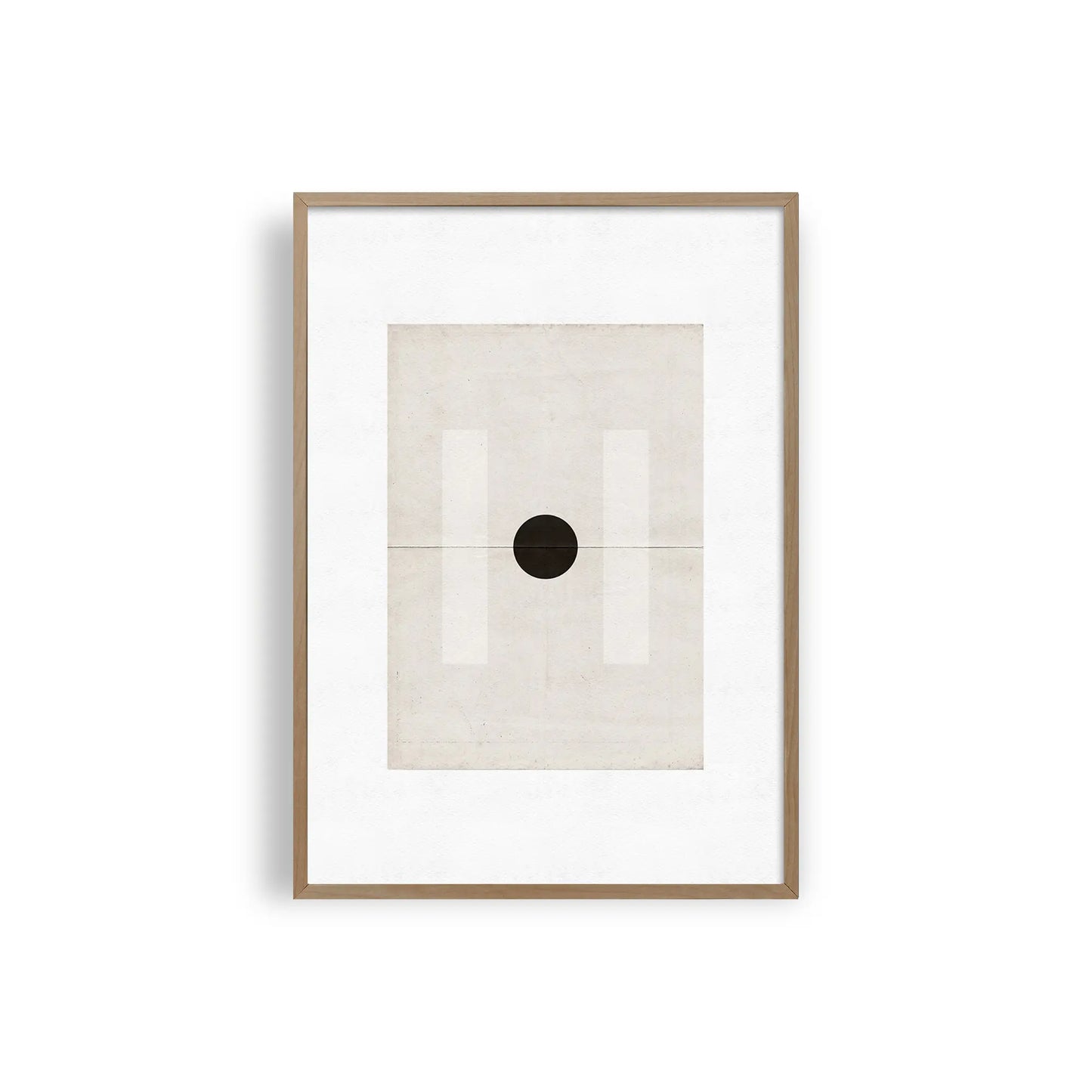 Minimalist Japanese Geometry Canvas Wall Print