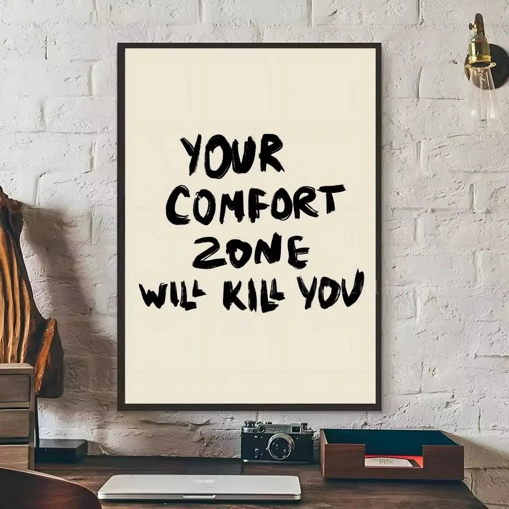 Minimalist Motivational Quote Typography Poster 2
