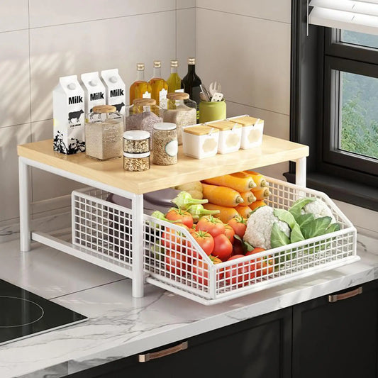 Countertop Microwave Storage Shelf - Microwave