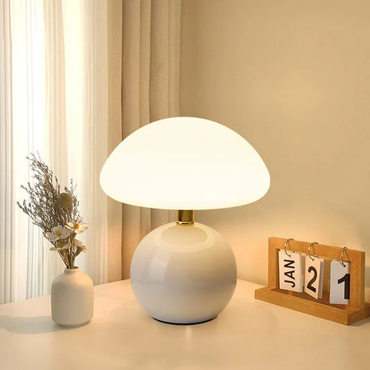 Mushroom Table Lamp with Touch Dimming - Kids