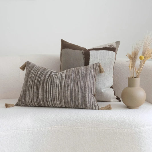 Plaid Stripe Decorative Cushion Cover - 30x50
