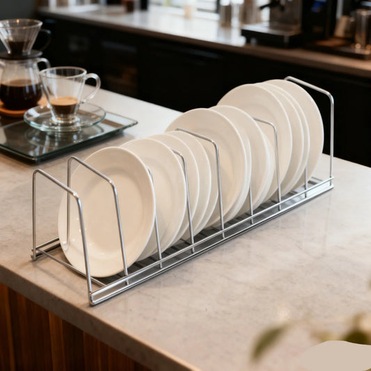 Dish Drying Rack with Drainage Storage