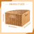 Woven Storage Basket with Lid