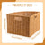 Woven Storage Basket with Lid