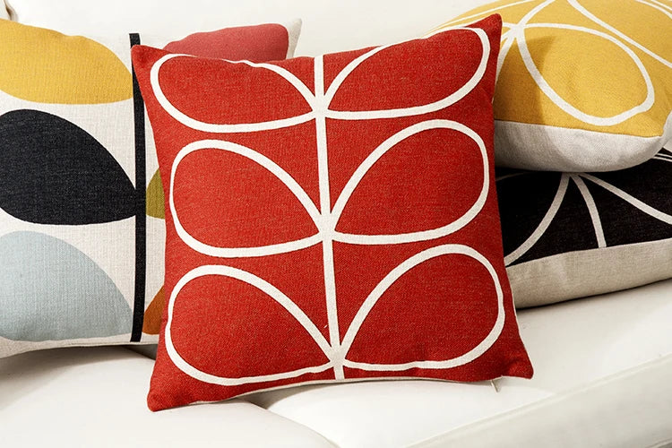 Floral Decorative Cushion Cover - 45x45cm