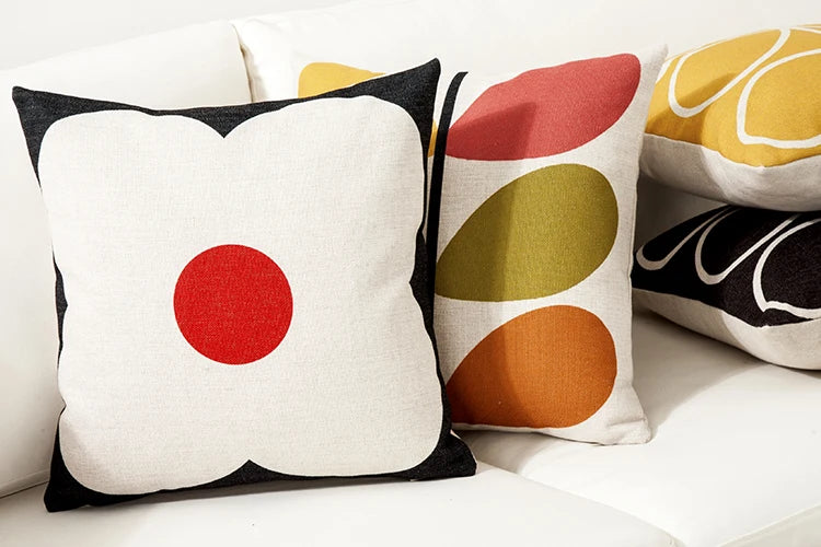Floral Decorative Cushion Cover - 45x45cm