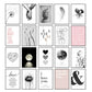 Minimalist Pink Aesthetic Canvas Wall Print