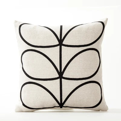 Floral Decorative Cushion Cover - 45x45cm