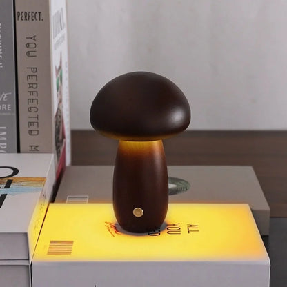 Mushroom Table Lamp with Touch Dimming - Nursery