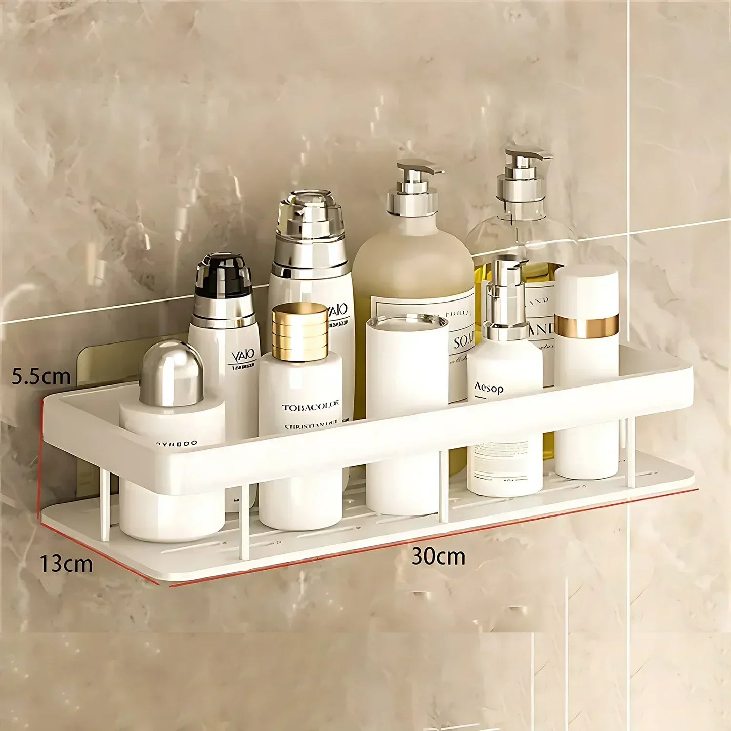 Wall-Mounted Bathroom Storage Shelf