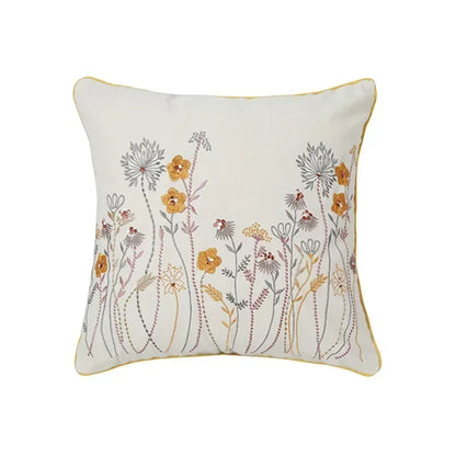 Floral Decorative Cushion Cover