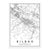 Minimalist Decorative Wall Map Wall Print