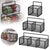 Metal Floating Wall Shelf for Display and Storage