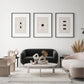 Minimalist Japanese Geometry Canvas Wall Print