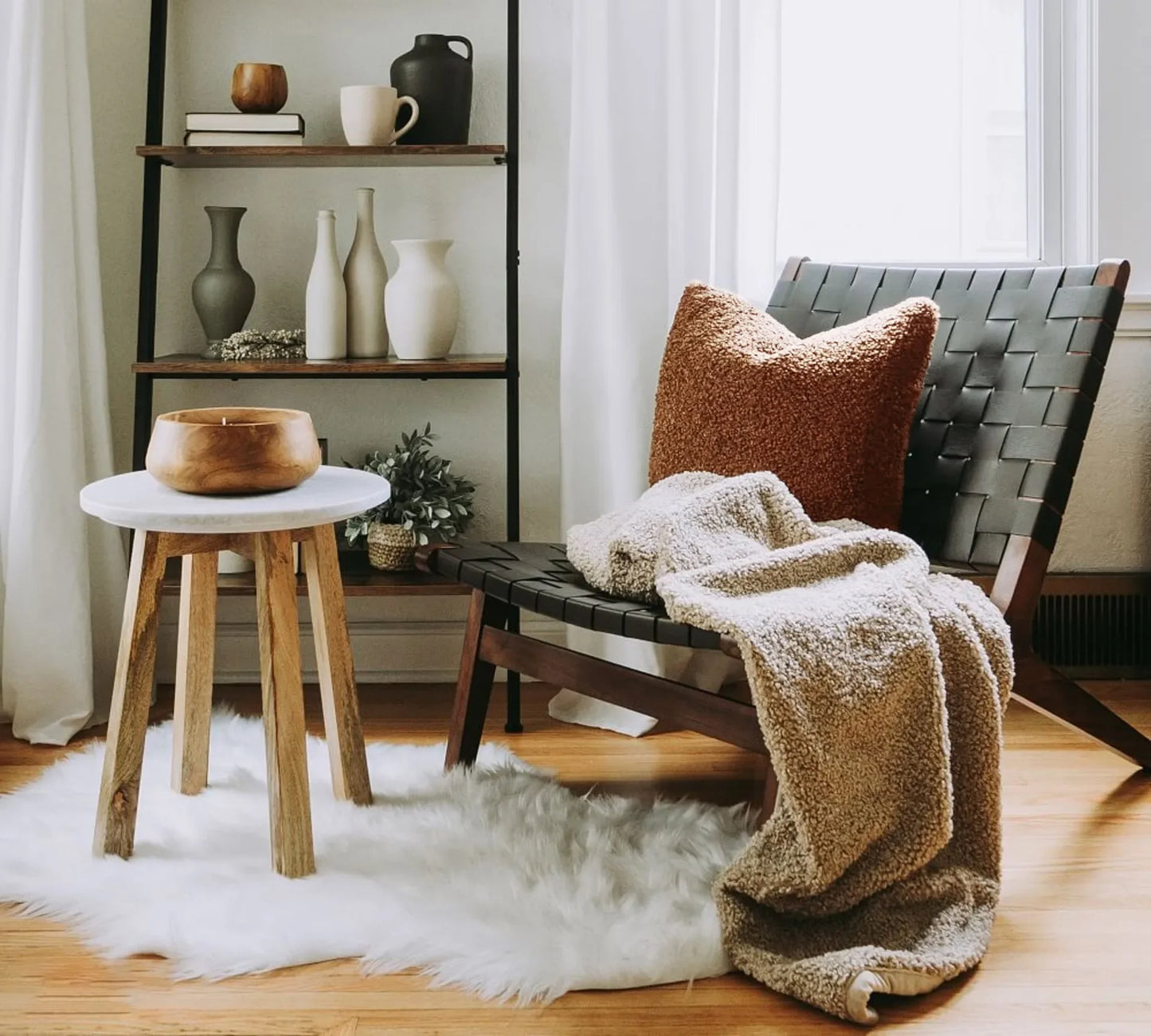 Plush Faux Fur Pillow Cover