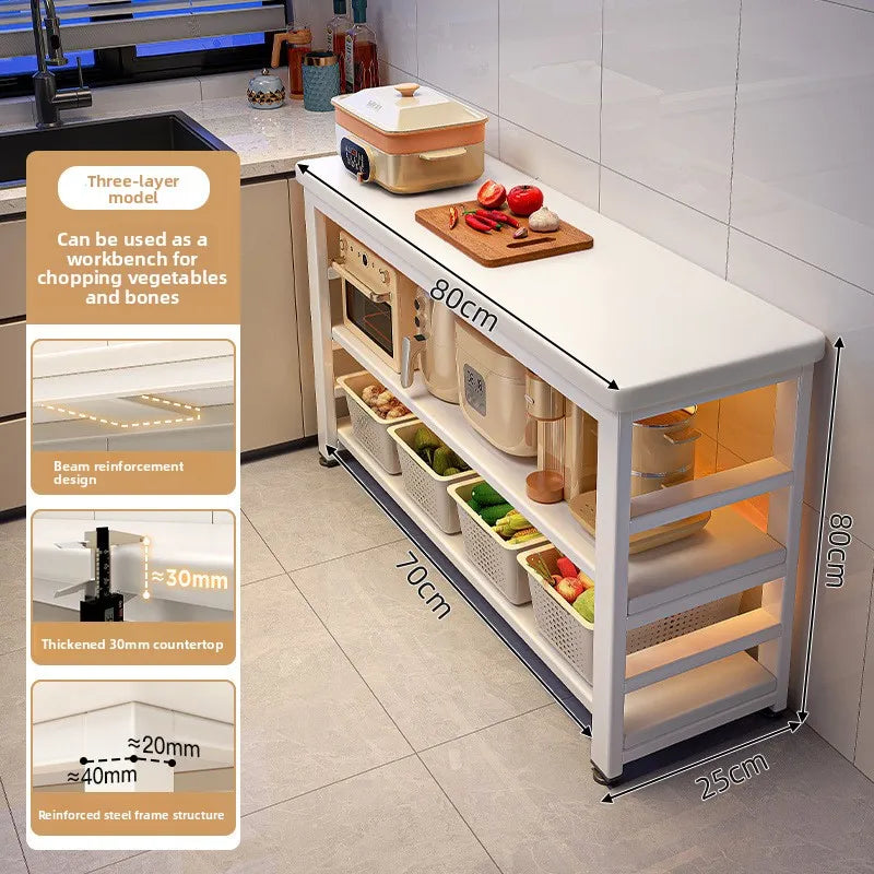 Countertop Microwave Storage Shelf