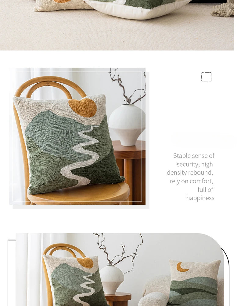 Geometric Decorative Pillow Cover - 45x45