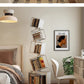 Metal Foldable Grid Bookcase for Home Storage