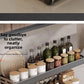 Multi-Tier Spice Storage Rack - Wall-Mounted