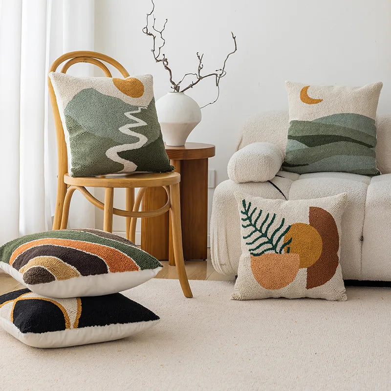Geometric Decorative Pillow Cover - 45x45