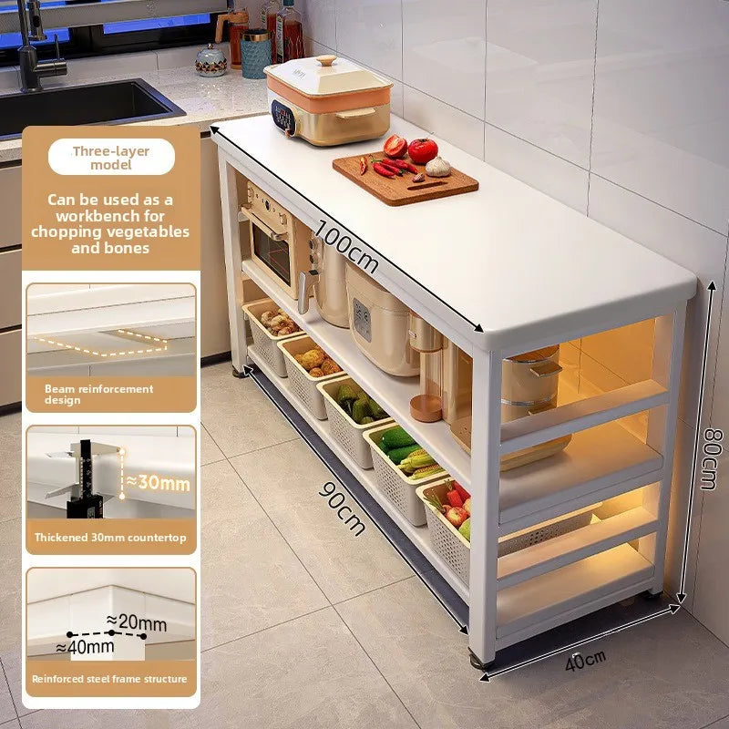 Countertop Microwave Storage Shelf
