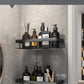 No-Drill Corner Shower Shelf Organizer - Wall-Mounted