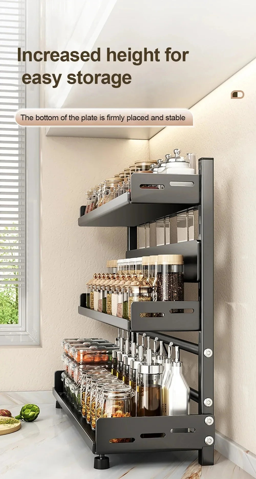 Multi-Tier Spice Storage Rack 2