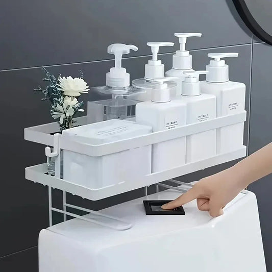 Over-Toilet Storage Shelf for Bathroom Essentials - Over-Toilet