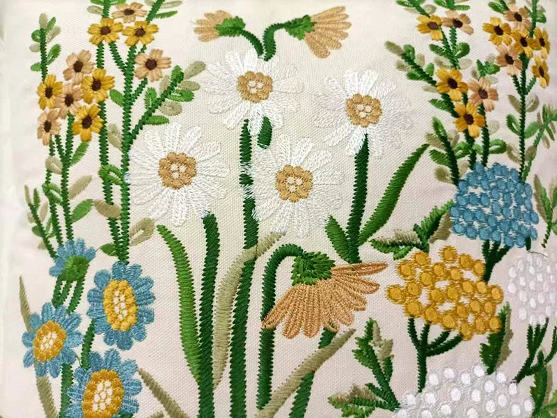 Floral Decorative Cushion Cover