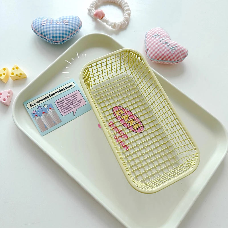 Metal Desktop Organizer Basket - Desktop