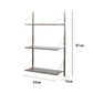 Minimalist Floating Wall Shelf for Display and Storage