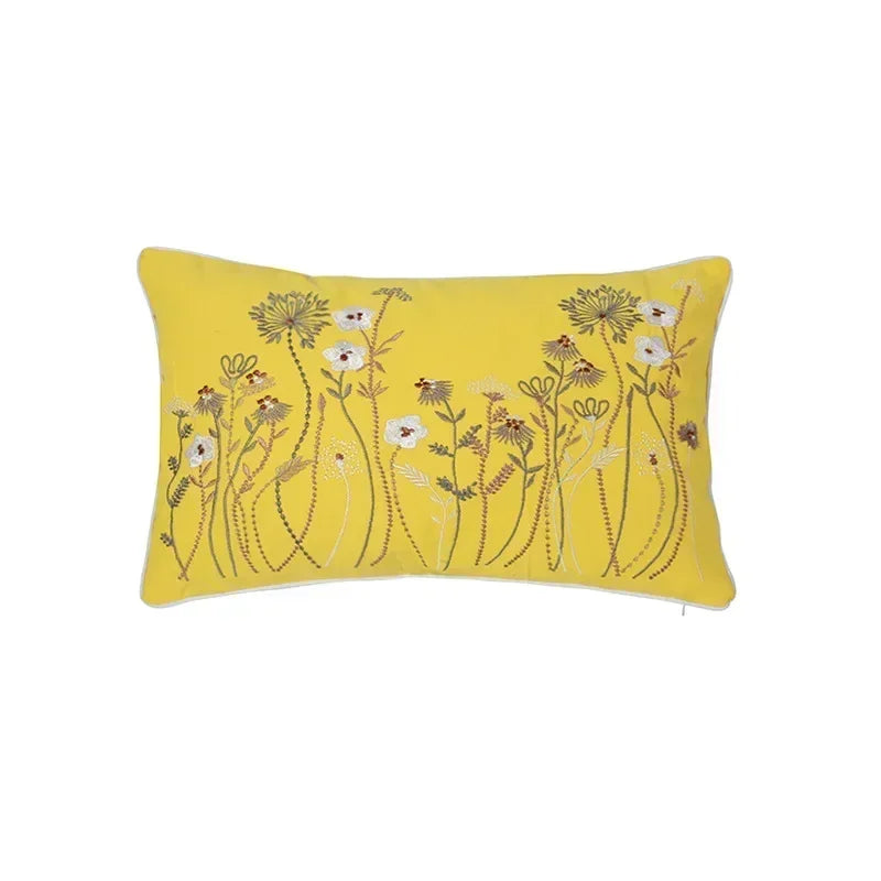 Floral Decorative Cushion Cover