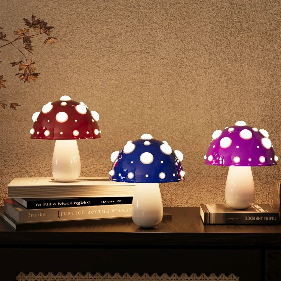 Mushroom Table Lamp with Touch Dimming 4