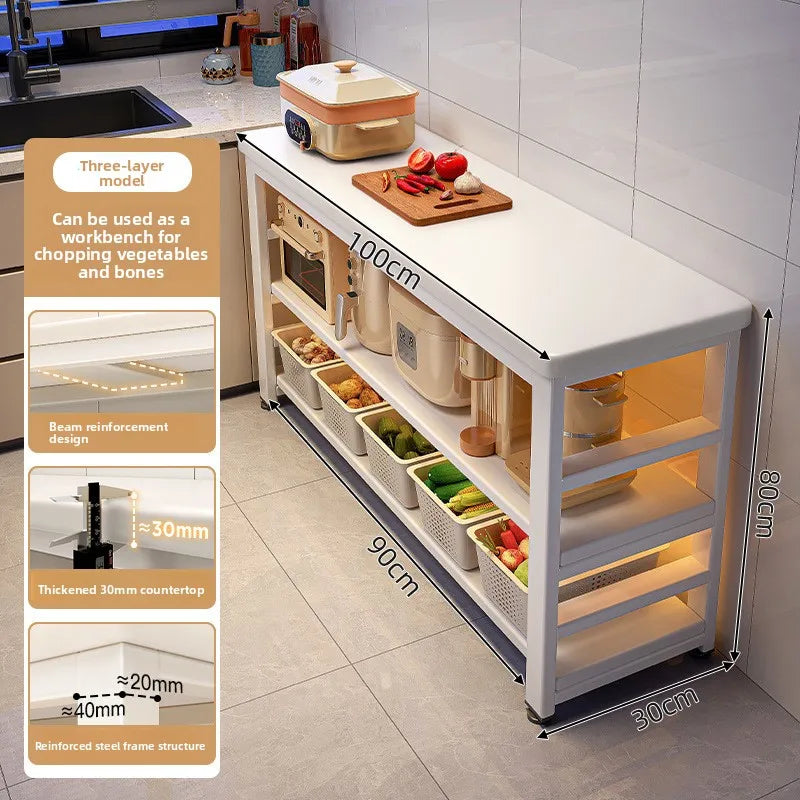 Countertop Microwave Storage Shelf