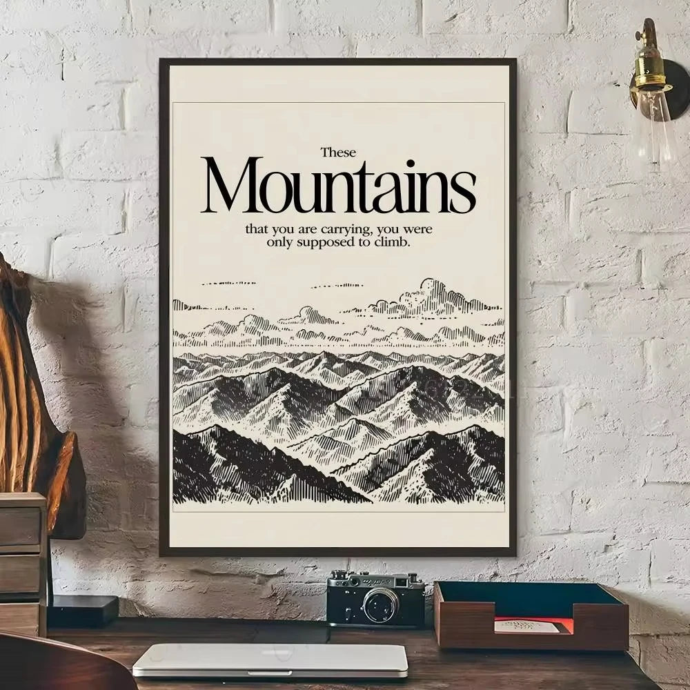 Minimalist Motivational Quote Typography Poster 2