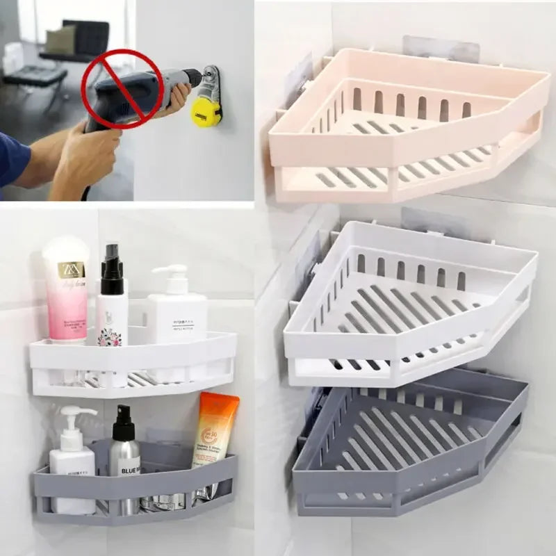 Over-Toilet Storage Shelf for Bathroom Essentials - Corner