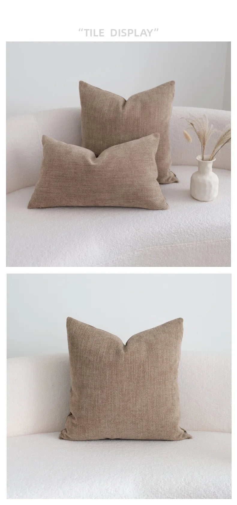 Plaid Stripe Decorative Cushion Cover - 30x50