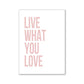 Minimalist Pink Aesthetic Canvas Wall Print