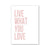 Minimalist Pink Aesthetic Canvas Wall Print