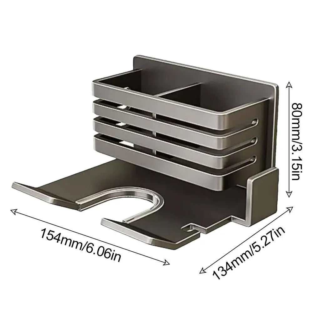Over-Toilet Storage Shelf for Bathroom Essentials - Wall-Mounted