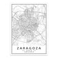 Minimalist Decorative Wall Map Wall Print