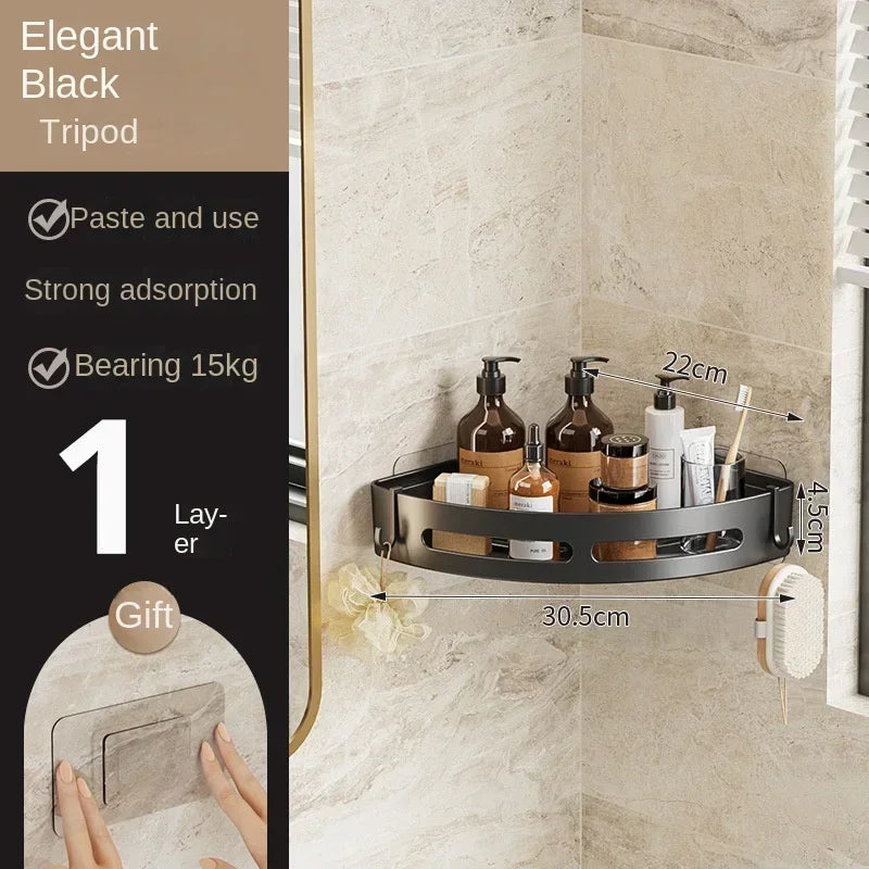 No-Drill Corner Shower Shelf Organizer