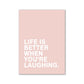 Minimalist Pink Aesthetic Canvas Wall Print