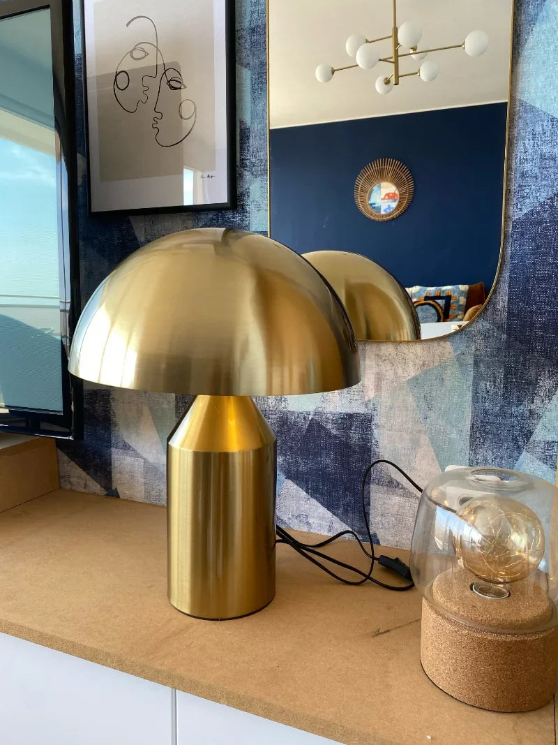 Mushroom Table Lamp with Touch Dimming 3