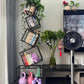 Metal Modern Bookcase Shelf for Home Storage