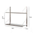 Minimalist Floating Wall Shelf for Display and Storage