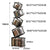 Metal Modern Bookcase Shelf for Home Storage
