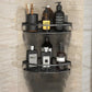 No-Drill Corner Shower Shelf Organizer - Wall-Mounted
