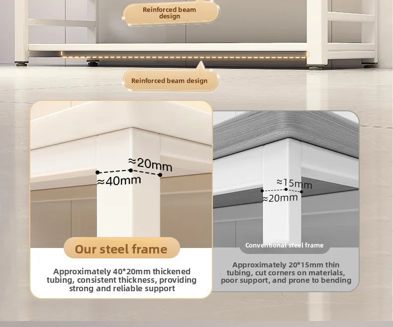 Countertop Microwave Storage Shelf